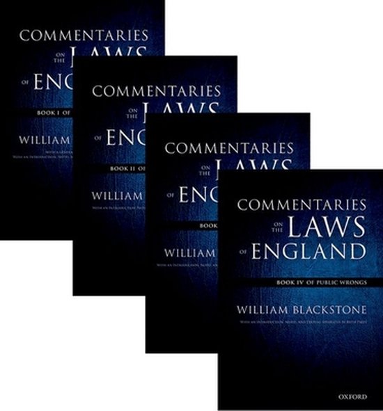 Commentaries On The Laws Of England