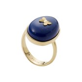 Fossil Vintage Motifs Dames Ring  - goudkleurig - 17.00 mm / maat 53