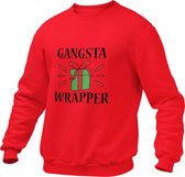Kerst Trui Heren - Gangsta Wrapper - Trui - Kerst - Christmass - Grappig - Funny
