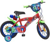 PYJAMASQUES Kinderfiets - 16 - 5/8 jaar - Rood