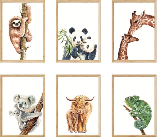 DutchDesign luxe set jungle posters dieren