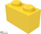 Lego Bouwsteen 1 x 2, 3004 Geel 100 stuks