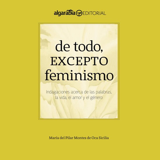 De todo, excepto feminismo - cover