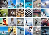 Memo Geheugenspel Sport - Kaartspel 70 kaarten - gedrukt op karton - educatief spel - geheugenspel