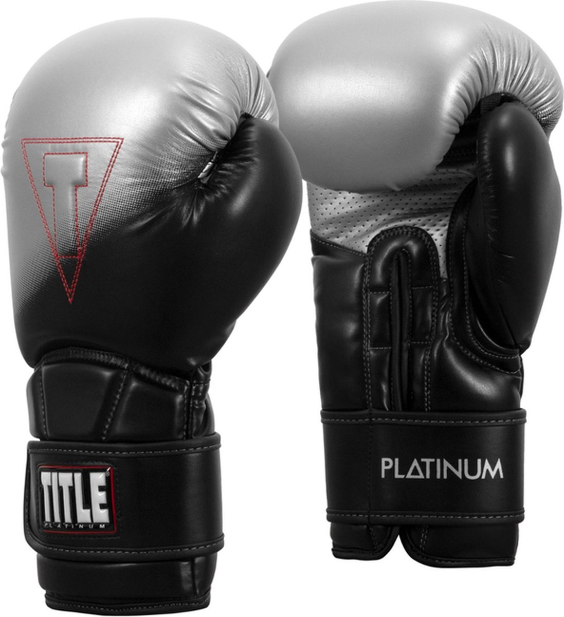 Title Bokshandschoenen Platinum Proclaim Training Zwart/Zilver 12oz