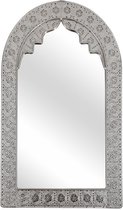 Spiegel - Decoratieve spiegel - Wandspiegel - LUXE UITGAVE - In oriëntaalse stijl - Design spiegel - Zilveren spiegel - BESTSELLER