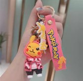 Sleutelhanger Pikachu-3D Pokémon - Sleutelhanger Pokemon- Siliconen