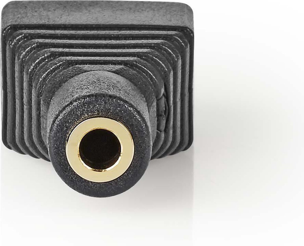 Nedis CCTV-Security Connector - 3-Voudig Aansluitblok - 3,5 mm Jack Female - Female - Groen / Zwart