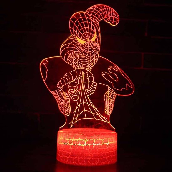 Lampe led sans fil livre lumineux SPIDERMAN-Deco Lumineuse