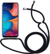 iParadise Xiaomi Redmi 9C hoesje met koord transparant shock proof case