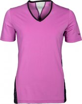 Papillon Sportshirt Dames Polyester/elastaan Roze/zwart Mt Xl