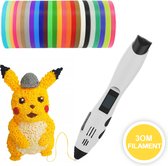 3D Pen Starterspakket 3d pen Speelgoed Tekenset – Inclusief 30 Meter Filament – 1 / 2Vingerbeschermers – Tekenen En Knutselen Kinderen - Creatieve Boost Voor Je Kind - Nieuw Model