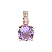 Hanger Amethyst En Diamant 0.03ct H Si