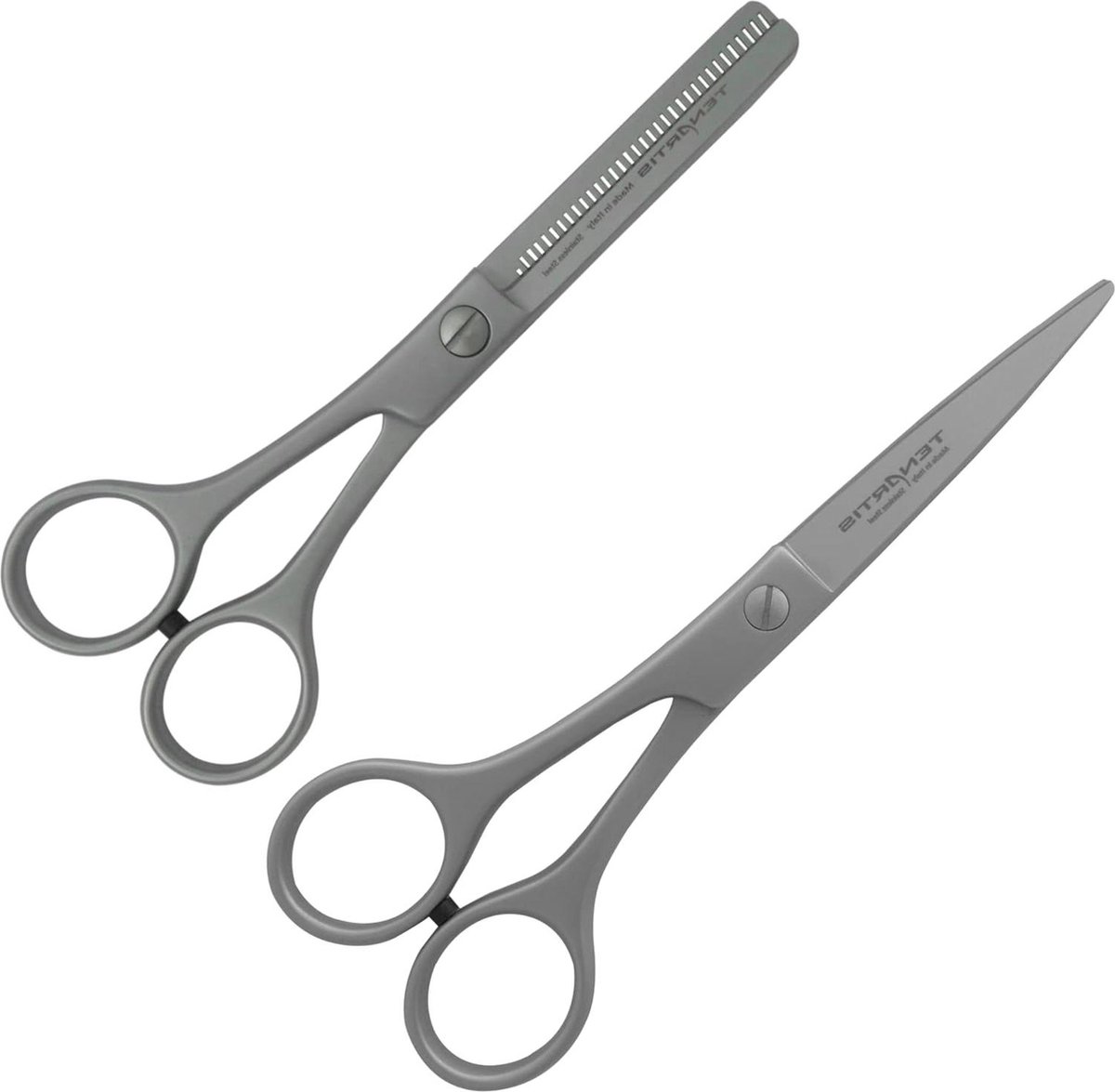Professionele Kappersschaar Set van Roestvrij Staal 2 st. - Made in Italy - Tenartis