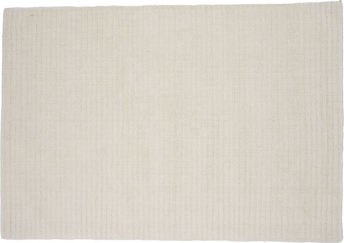 Milton vloerkleed 300x202cm wit.