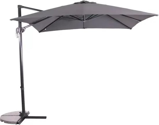Grand Parasol Flottant Libra Grijs 2,5x2,5m Complet