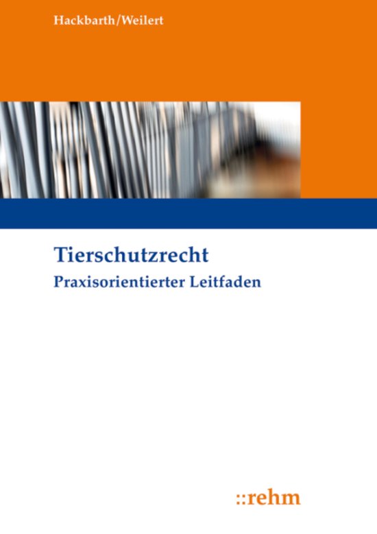 Tierschutzrecht - cover