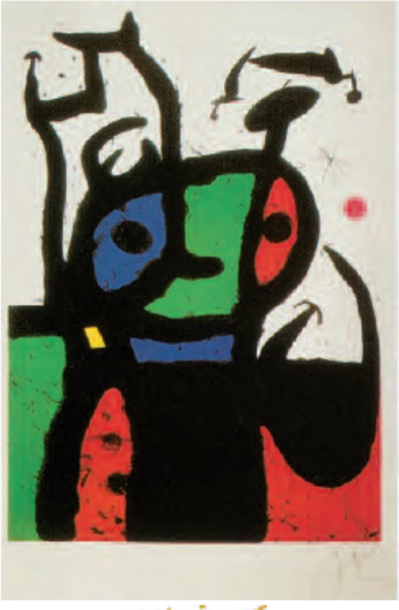 Catch Projecten Joan Miro - De matador - Kunstposter - 40x50 cm Multicolor