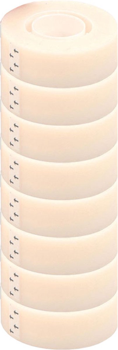 Plakband invisible 19mmx33m 8 st.