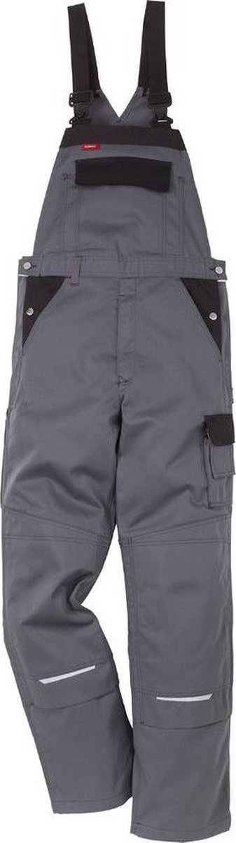 Kansas Icon Two Latzhose 1009 LUXE Grau/Schwarz-C64