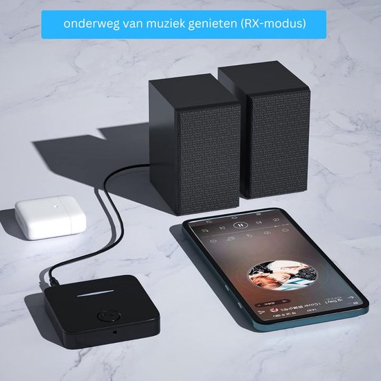 Bluetooth Transmitter - Bluetooth Receiver - Adapter - Zwart van Aigostar — afbeelding 3