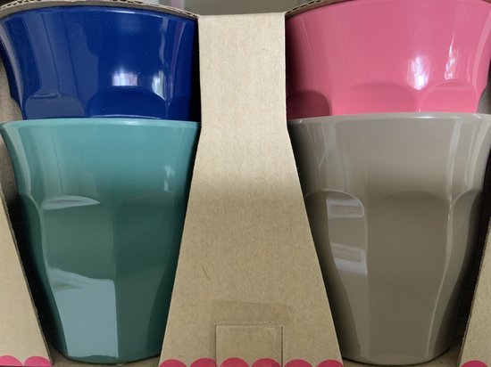 Melamine beker medium Nathalie Lete bordeaux - Heerlijck Thuis