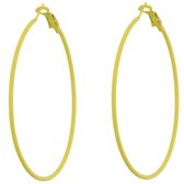 Behave Boucles d'oreilles - boucles d'oreilles - jaune - 6 cm