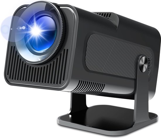 Foto: Nieuwe collectie mini draagbare auto keystone projector native 1080p smart projector 4k fhd ondersteuning 10000 lumen met wifi 6 bt 5 0 180 graden rotatie ingebouwde android 11 0 draagbare projector