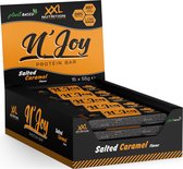 XXL Nutrition - N'Joy Vegan Protein Bar - 13 Gram Eiwit - Eiwitrepen & -snacks, Proteine Repen - Eiwitreep Salted Caramel - 15 Pack