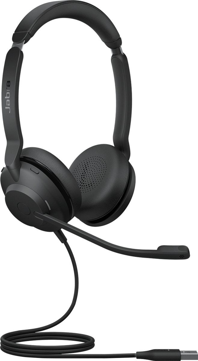 Jabra Evolve2 30 Headset Bedraad Hoofdband Kantoor/callcenter USB Type-A Zwart