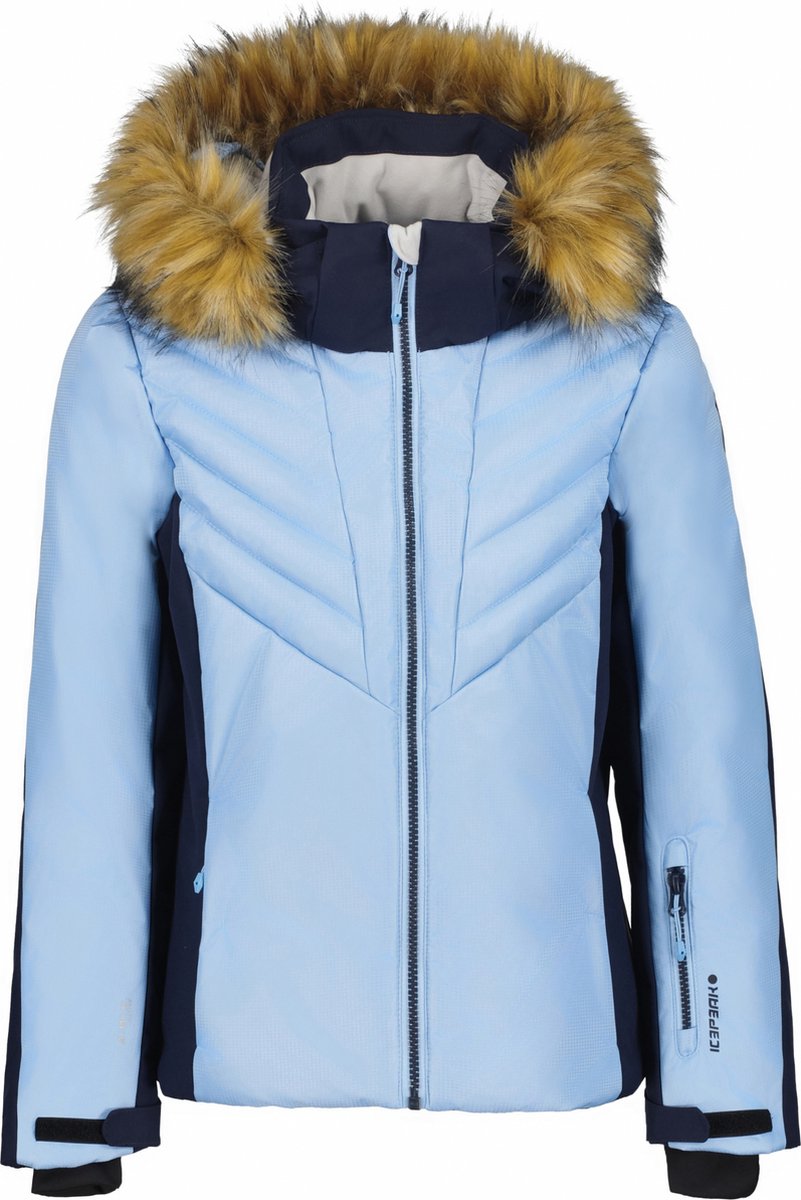 ICEPEAK LAVAL JR Meisjes Wintersportjas - Blauw - Maat 128