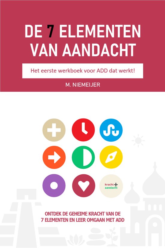 Foto:  de 7 elementen van aandacht add boek 