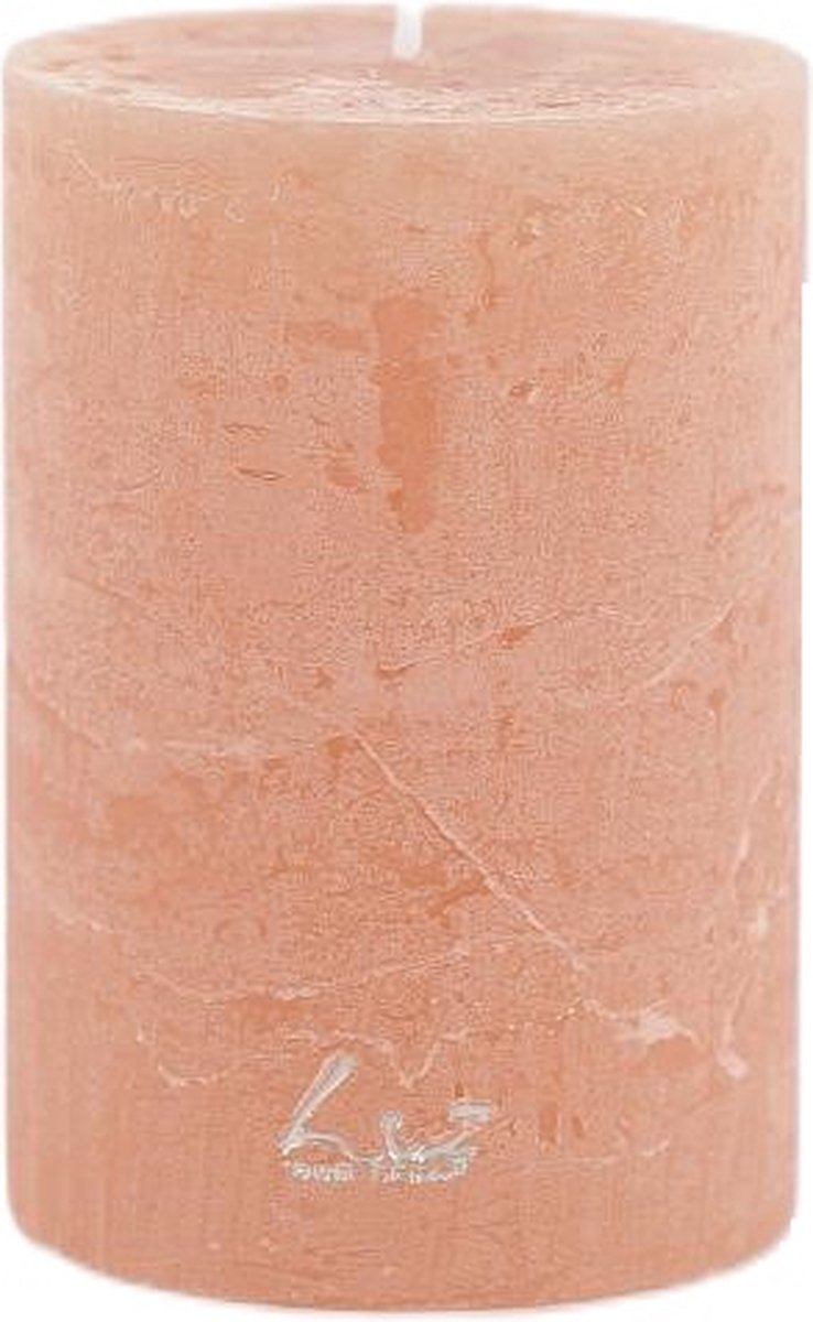 Rasteli Luz Your Senses Stomp Kaars Peach Nougat D 7 cm H 10 cm Voordeelaanbod Per 2 Stuks