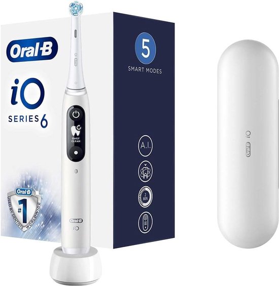 Oral-B iO 6N - Elektrische Tandenborstel - Wit