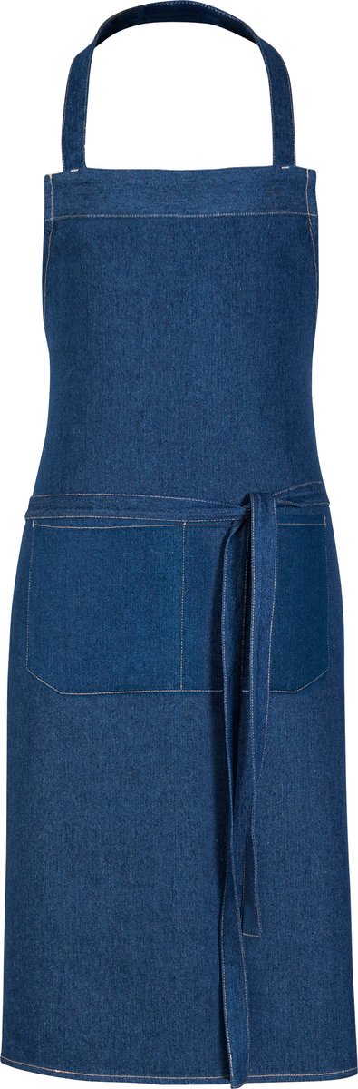 Hobbyschort met zak denim - Blue - 90 x 90 cm - Link Kitchen Wear