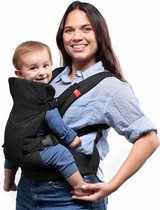 Bol.com 4-in-1 draagzak vanaf de geboorte tot peuter - 4 draagposities babydrager - babydrager incl. 2-in-1 bandana slabbetje - ... aanbieding