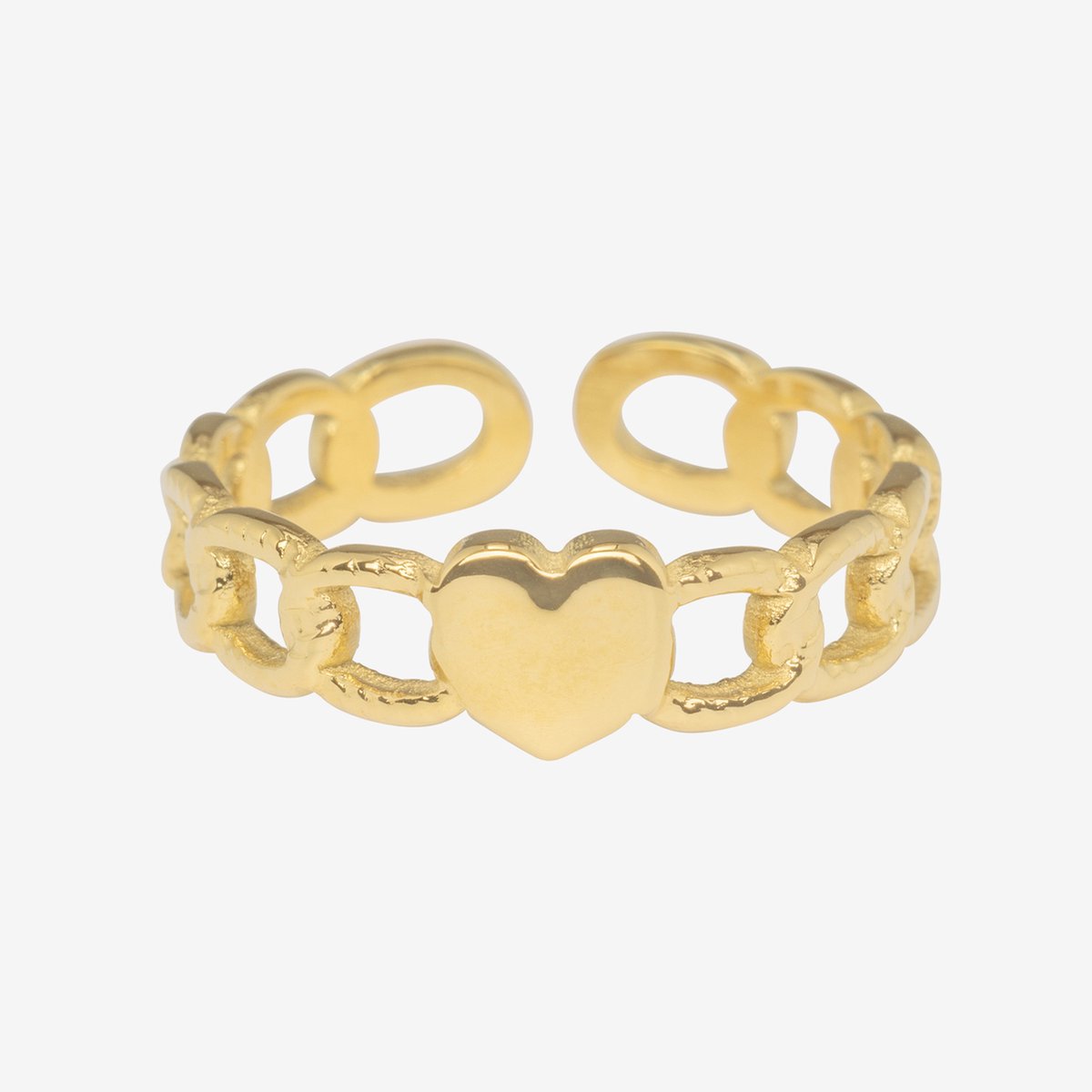 Essenza Heart Ring Gold