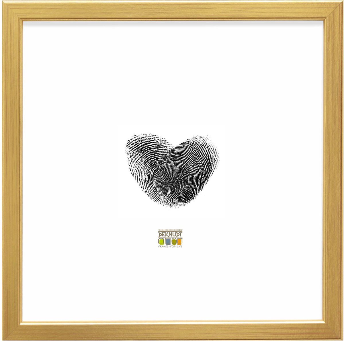 Deknudt Frames fotolijst S41JA1 - hout - goudkleur - foto: 20x20 cm