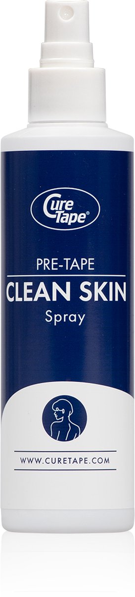 Goedkoopste CureTape® Clean Skin Pre-Taping spray met 70 alcohol - reinigingsspray voor de huid