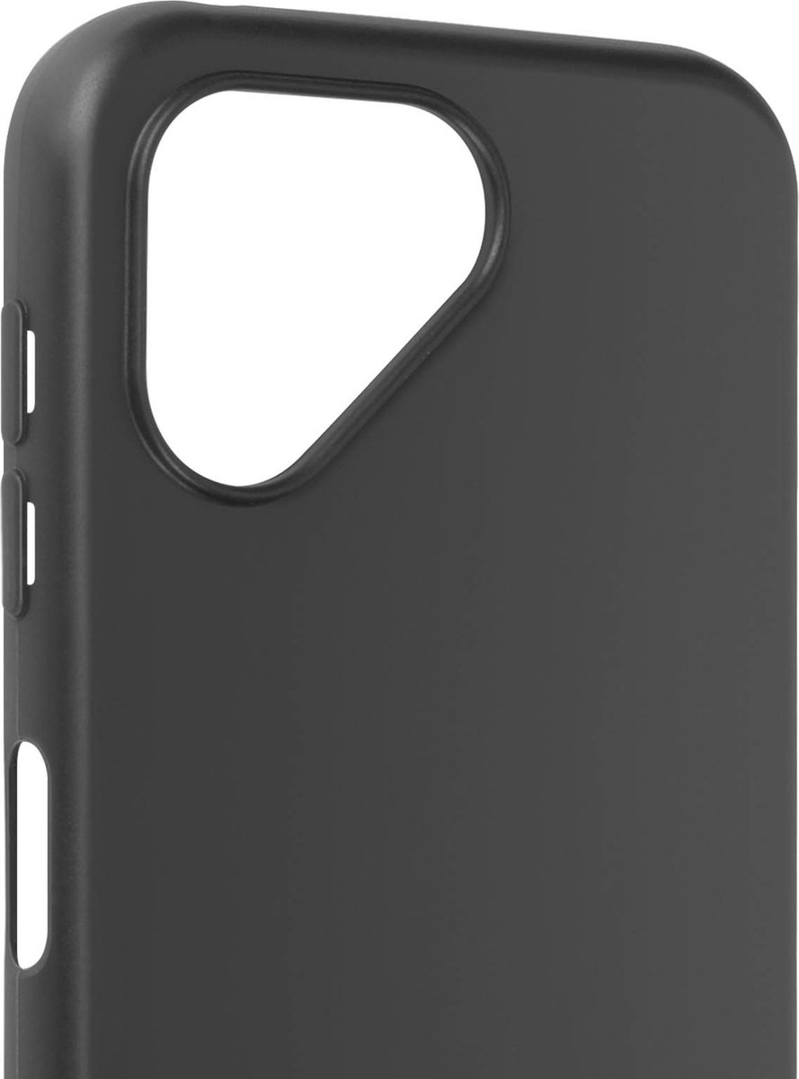 Avizar Hoes Geschikt voor Fairphone 5 Matte afwerking Bescherming, Zwart