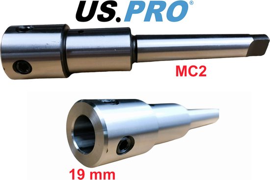 Foto: Mc2 conische kernboor houder voor in de magneetboormachine of kolomboormachine met een morseconus 2