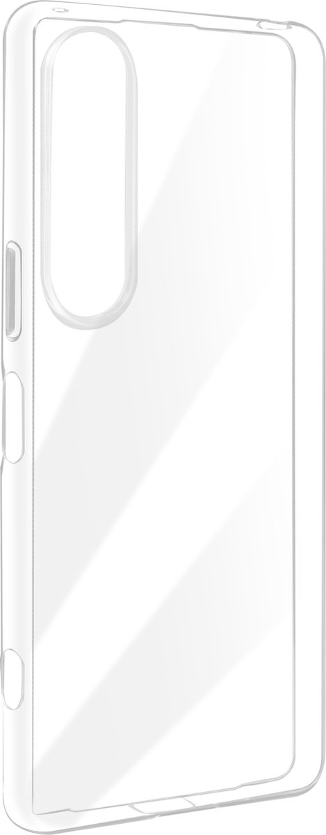 Avizar Hoes Geschikt voor Sony Xperia 1 VI Flexibele Silicone Bescherming, Transparant