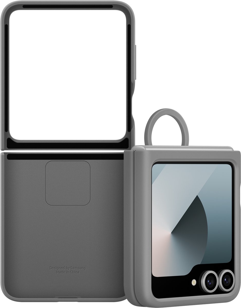 Samsung Galaxy Z Flip6 hoesje - Silicone Case - Grijs