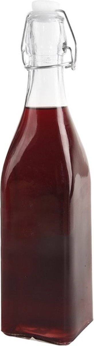 Fles met Beugelsluiting Glas 530 ml - Beugelfles - Inmaakfles - Oliefles van $ — afbeelding 3