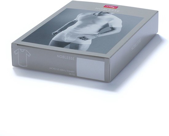 Mey 2802 Men's Noblesse White Pima Cotton Short Sleeve Top