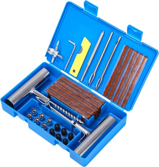 64 -delige bandenreparatieset, autobandreparatieset, draagbare