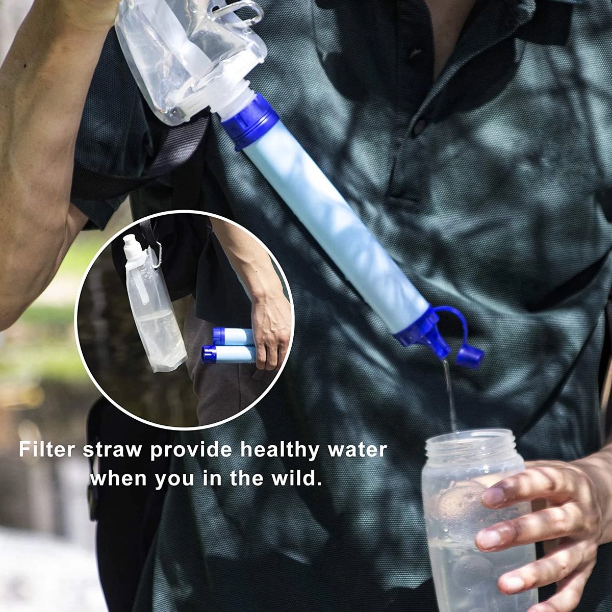 WeXplore Waterfilter - waterfilter - Waterzuivering outdoor - Survivalset - Overlevingspakket - survival tool - waterfilterset - Waterfilter outdoor- Waterzuiveringsmiddel