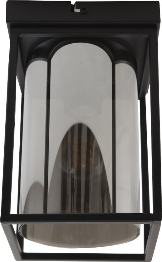 Olucia Jessa - Plafonnier - Zwart - E27