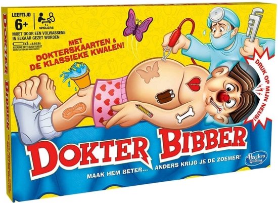 Dokter Bibber - Bordspel - Hasbro Gaming Classic - Gezelschapsspel