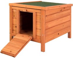 Konijnenhok voor Buiten Houten Huisdier - Konijn Huis - Hutch Cavia Dier Outdoor Hide Konijnenhok voor Buiten